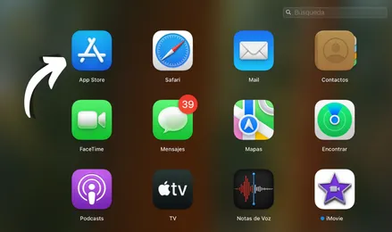 Instalación de la App en macOS - Paso 1