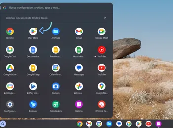 Instalación de la App en Chrome OS - Paso 1