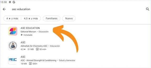 Instalación de la App en Android - Paso 2