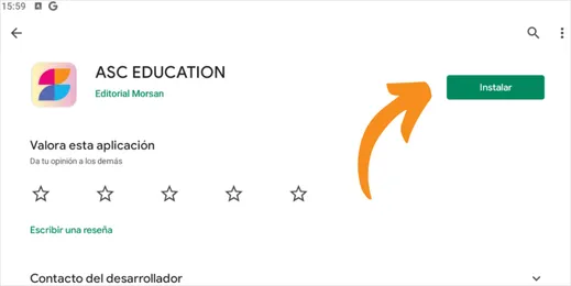 Instalación de la App en Android - Paso 3