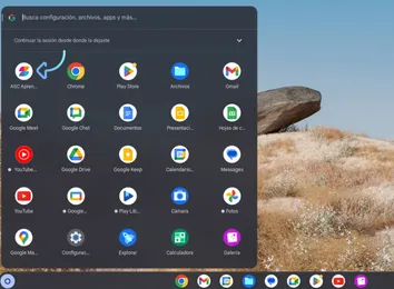 Instalación de la App en Chrome OS - Paso 4