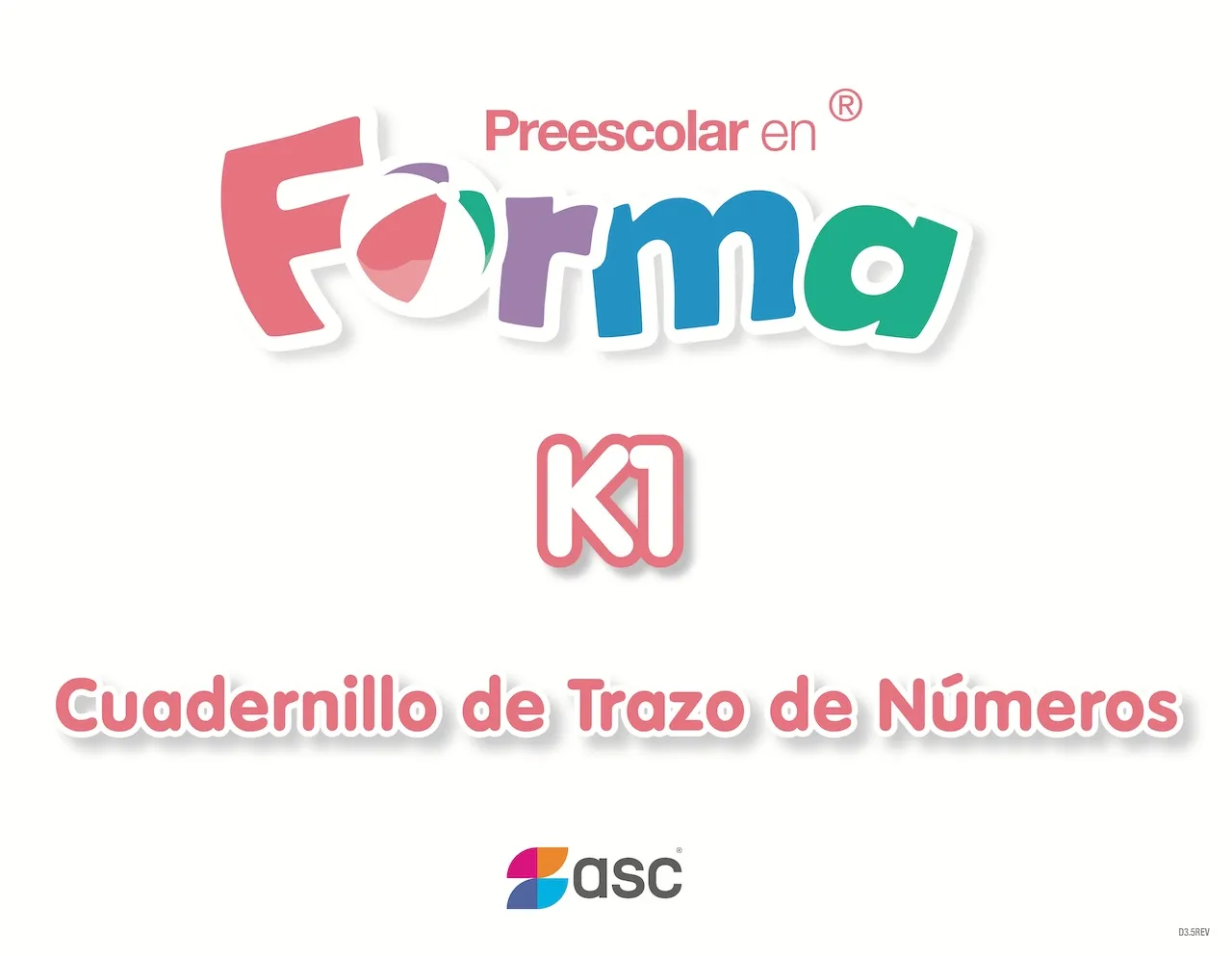 Cuadernillo de Trazo de Números K1