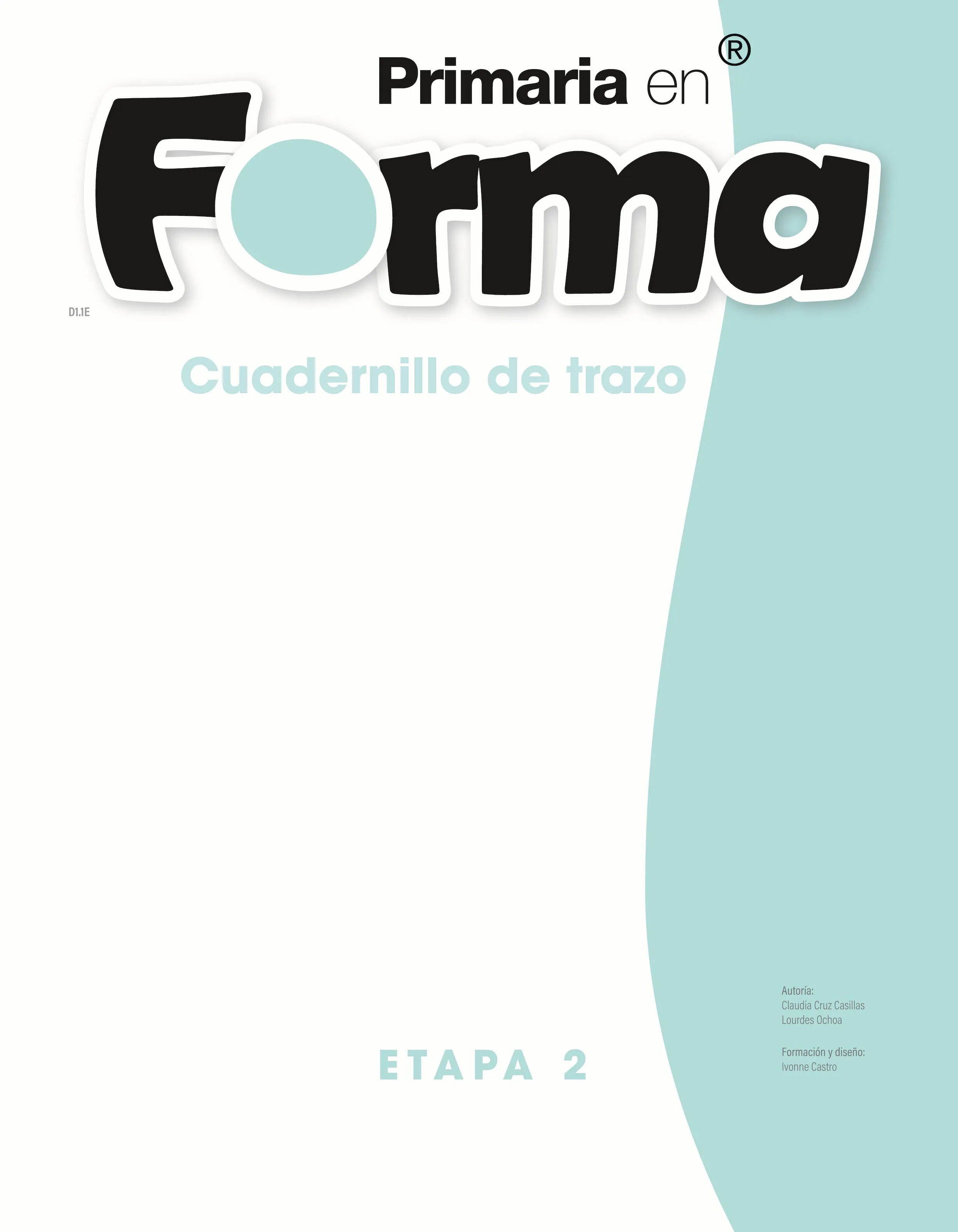 Cuadernillo de trazo Etapa 2